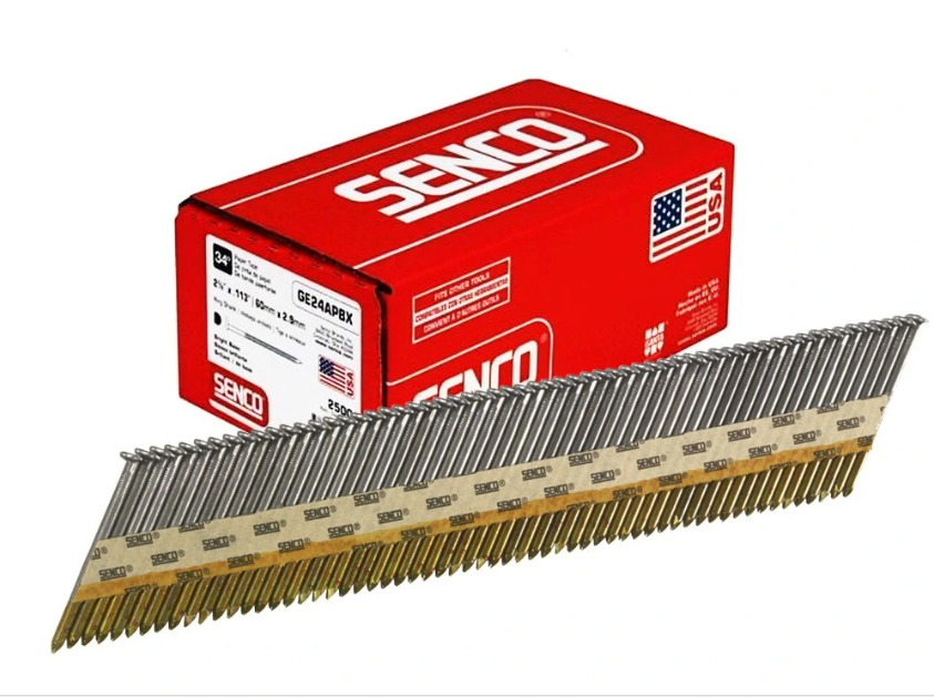 3,1x90mm D34 SENCO - 2000 ks - Konvexné klince do klincovačky - Ring