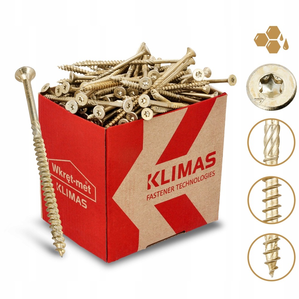 TX 10x160mm- 50ks -skrutky do dreva so zapustenou hlavou