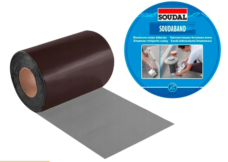 225mm x 10m - Bitúmenová Strešná tesniaca páska Grafitová, Soudal Soudaband