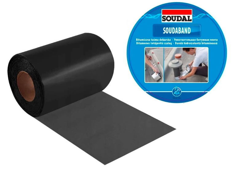 300mm x 10m - Bitúmenová Strešná tesniaca páska Grafitová, Soudal Soudaband