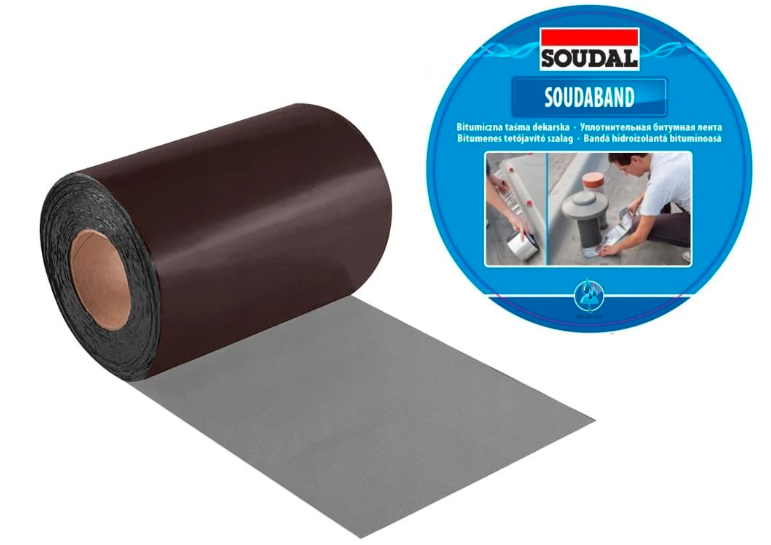 300mm x 10m - Bitúmenová Strešná tesniaca páska Hnedá, Soudal Soudaband