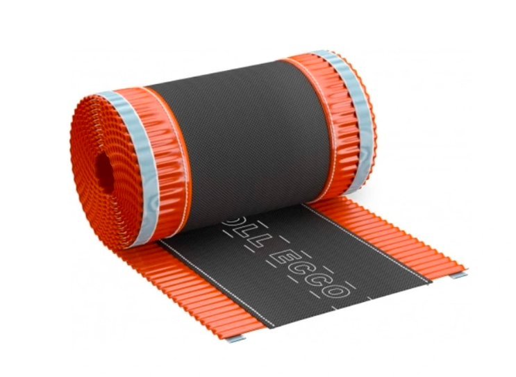 31cm x 5m - Hliníkový hrebeňový pás - Tehlová RAL 8004 - ROLL ECCO