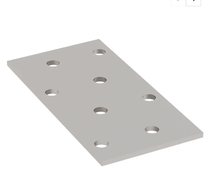 Spojovacia platňa 40x80mm